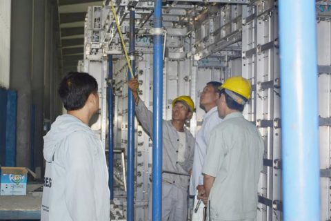 恭贺圣淘沙dh名胜世界铝模板房山项目顺利通过出厂验收!